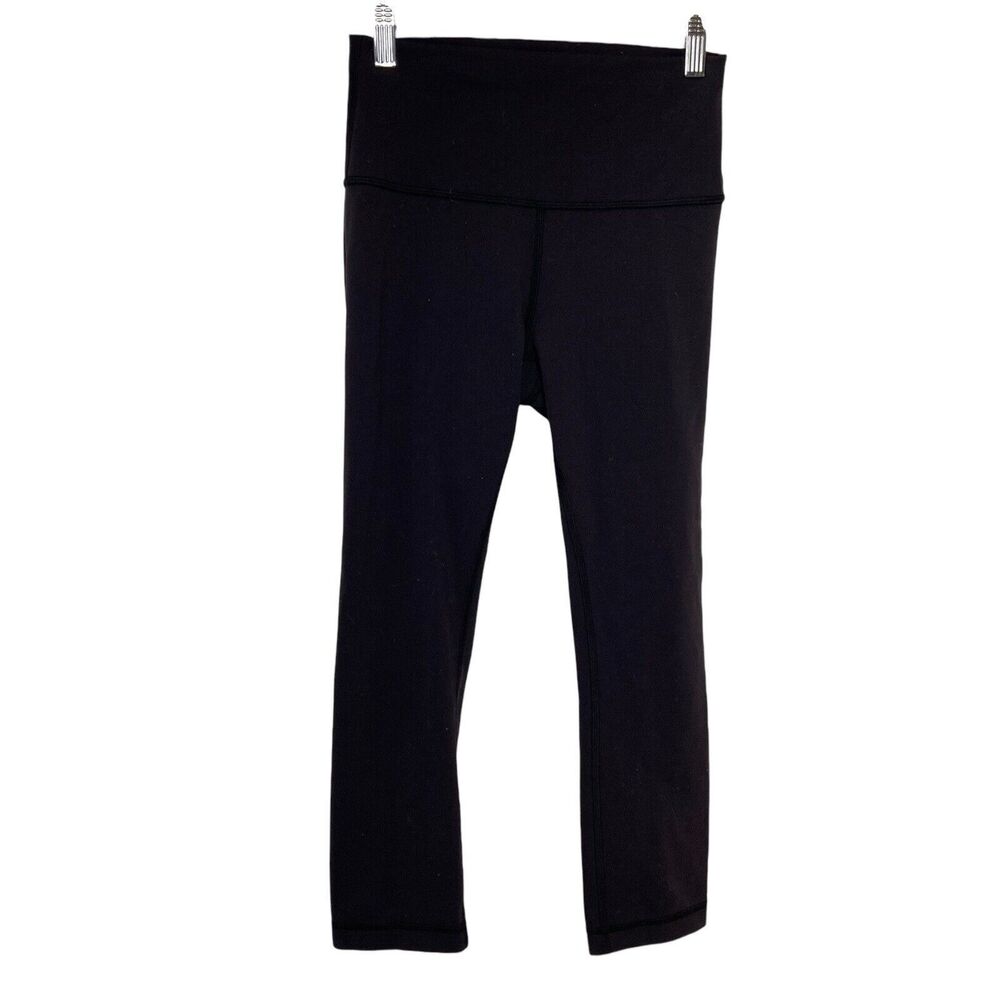 Lululemon In Movement Active Black Leggings Size 6
